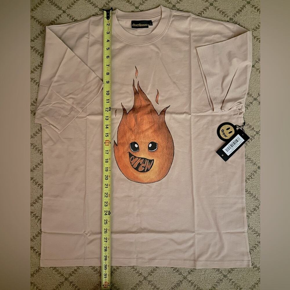 drewhouse Dusty Rose Flame SS T-shirt L NWT